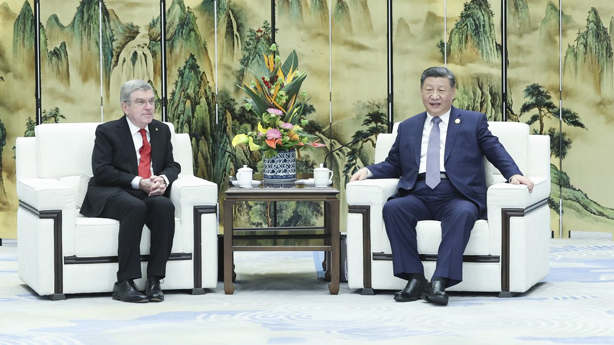 獨(dú)家視頻丨習(xí)近平會(huì)見國(guó)際奧林匹克委員會(huì)主席巴赫
